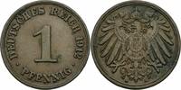 Deutsches Reich 1 Pfennig Deutsches Reich 1 Pfennig 1912 A Berlin Großer Adler Kaiserreich Jaeger 10 -