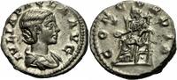 Rom Kaiserzeit Denar Julia Paula Denar Rom 219-220 CONCORDIA Thron Patera Stern Elagabal RIC 211