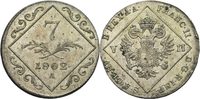 RDR Österreich 7 Kreuzer RDR Österreich Franz II. 7 Kreuzer 1802 A Wien Doppeladler Haus Habsburg ANK 22