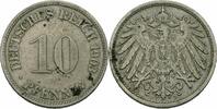 Deutsches Reich 10 Pfennig Deutsches Reich 10 Pfennig 1903 D München Großer Adler Kaiserreich Jaeger 13 -