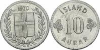 Island 10 Aurar Island 10 Aurar 1970 Aluminium Iceland KM 10a -