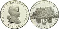 Österreich Medaille Österreich Silber Medaille 1931 Hartig Wolfgang Amadeus Mozart 175. Geburtstag -