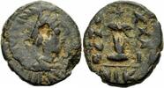Byzanz Decanummium Byzanz Justinianus I Æ Decanummium Nicomedia 558/559 Kreuz Nikomedia Sear 205