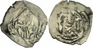 Kärnten, Herzogtum Pfennig RDR Kärnten St. Veit Herzog Bernhard Pfennig Schwert Kreuz Türme CNA C b 20