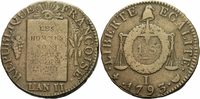 Frankreich 1 Sol Frankreich Nationalkonvent 1 Sol 1793 I Limoges Convention Nationale KM 619.7