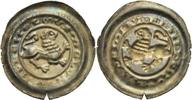 Lüneburg Brakteat Wilhelm von Lüneburg 1195-1213 Brakteat + WILLEHELMVS DE LVN Löwe Berger 438