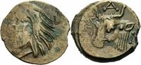 Kimmerischer Bosporos Bronze Pantikapaion Kimmerischer Bosporus Bronze Pan Stierkopf Satyr Bull SNG BM 892