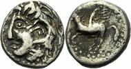 Kelten Tetradrachme / Stater Kelten Tetradrachme Stater 1. Jhdt. v. Chr. Herakles Pegasos Incerter Typus