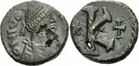 Byzanz Halbfollis Byzanz Justinian I. Halbfollis Rom 547-552 Diadem Stern Kreuz Roma Sear 301