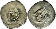 Kärnten, Herzogtum Pfennig RDR Kärnten St. Veit Herzog Bernhard Pfennig Lilie Geflügelter Löwe CNA Cb18
