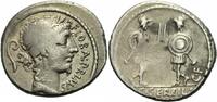 Rom Republik Denar Servilius Denar Rom 57 (52) Flora Lituus Krieger Schwert Schild Albert 1344