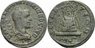Kommagene Bronze Philipp II Zeugma Kommagene Bronze Tempel Zeus Peribolos Ketos SNG Cop 35 var.