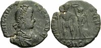 Rom Kaiserreich Aes III Centenionalis Arcadius Aes III Constantinopolis 395-401 VIRTVS EXERCITI Victoria RIC 60 / 4