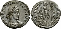 Rom Kaiserreich Centenionalis Gratian Centenionalis Siscia 367-375 GLORIA ROMANORVM Labarum RIC 14 (c) xxxvii