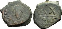 Byzanz Halbfollis Byzanz Phocas Halbfollis Constantinopolis Mappa 1/2 Follis 3. Offizin Sear 644
