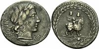 Rom Republik Denar Fonteius Denar Rom 85 Apollon Vejovis Cupido Ziege Dioskuren Thyrsos Albert 1232