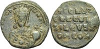 Byzanz Follis Byzanz Constantin VII. Porphyrogenitus Follis Loros Akakia Globus Sear 1761