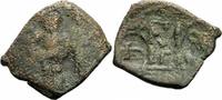 Byzanz Follis Byzanz Heraclius Follis Constantinopolis Gegenstempel Countermark Sear 810