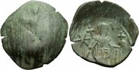 Byzanz Trachy Byzanz Andronicus II Palaeologus Trachy Demetrius Kreuz Zepter Stern Sear 2373