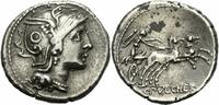 Rom Republik Denar Claudius Pulcher Denar Rom 110/109 Roma Victoria Istrier Ligurier Albert 1091