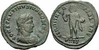 Rom Kaiserreich Follis Constantin II. Follis Siscia 317 CLARITAS REIPVBLICAE Sol Globus RIC 37 / 3
