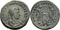 Rom Kaiserreich Follis Constantin II Follis Lyon 320 VICTORIAE LAET PRINC PERP Gefangene Altar RIC 90