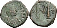 Byzanz Follis Byzanz Justin I. Follis Constantinopolis 522-527 Stern Kreuz Diadem Sear 63 / 5