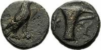 Aiolis Bronze Kyme Aiolis Bronze 300-250 v.Chr. Adler Kyathos Vase Becher SNG v. Aul. 1625