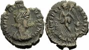 Rom Kaiserreich Halbcentenionalis Valentinian II Aes IV Cyzicus 388-392 SALVS REI PVBLICAE Victoria RIC 26 a 1