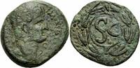 Syrien Bronze Nero Antiochia Orontes Syrien AE Semis Lituus Lorbeerkranz SC Caesar RPC 4308