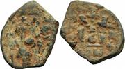 Byzanz Follis Byzanz Heraclius Follis Constantinopolis 635/636 Constantinus Kreuz Sear 810