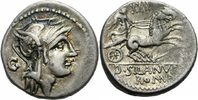Rom Republik Denar Iunius Silanus Denar Rom 91 Roma Flügelhelm Victoria Biga Pferd Albert 1161
