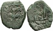 Byzanz Follis Byzanz Constans II Follis Constantinopolis 653/654 Kreuz Stern Sear 1007 / 5