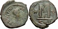 Byzanz Follis Byzanz Justinian I Follis Constantinopolis 527-532 Stern Kreuz Sear 158 / 3