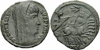 Rom Kaiserreich Follis Divus Constantinus I Follis Constantinopolis 337-340 Quadriga Manus Dei RIC 37