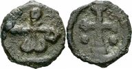 Byzanz Bronze Byzanz Roman II. (I.) Lekapenos Bronze Cherson Monogramm Kreuz Sear 1775 var.