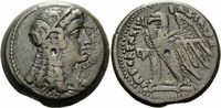 Ägypten Bronze Ptolemaios VI Philometor AE Alexandria Isis Adler Svoronos 1384 SNG Cop. 279