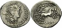 Rom Republik Denar M. Lucius Rufus Rom Republik Denar Rom 101 v.Chr. Roma Victoria Biga Albert 1129