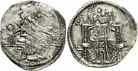 Serbien Halbdinar Serbien Zar Stefan Uros IV Dusan 1/2 Dinar Thron Zepter Serbia Jovanovic 11.56.1