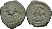 Byzanz Follis Byzanz Mauricius Tiberius Follis Nicomedia 591/592 Helm Nikomedia Sear 512 / 2