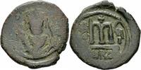 Byzanz Follis Byzanz Tiberius II Constantin Follis Nicomedia 581/582 Adler Zepter Sear 441 / 2