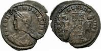 Rom Kaiserreich Follis Constans Follis Constantinopolis 333-335 GLORIA EXERCITVS Soldaten RIC 76 / 11