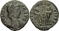 Rom Kaiserreich Follis Constans Follis Arles 340 GLORIA EXERCITVS Soldaten Standarte Emission RIC 55 /2