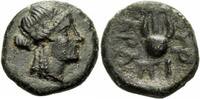 Ionien Bronze Smyrna Ionien Bronze 2./1. Jhdt. v. Chr. Apoll Lyra Magistrat Sarapion BMC 76