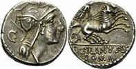 Rom Republik Denar Iunius Silanus Denar Rom 91 Roma Flügelhelm Victoria Biga Pferd Albert 1161