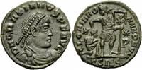 Rom Kaiserreich Centenionalis Gratian Centenionalis Siscia 367-375 GLORIA ROMANORVM Labarum RIC 14 (c) xvii /3