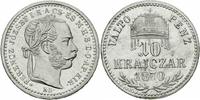 Österreich-Ungarn 10 Krajczar Österreich-Ungarn Franz Joseph I 20 Krajczar 1870 K.B. NP Kremnitz Huszar 2154 b