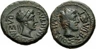 Thrakien Bronze Augustus & Rhoemetalces I. King of Thrace Provincial Bronze Coin Cf. RPC I. 1718