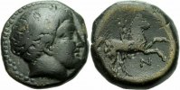 Makedonien Bronze Philipp II Makedonien Bronze Apollo Taenia Reiter Pferd Sigle N SNG Cop. 610