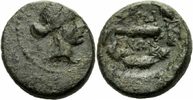 Lydien Bronze Sardeis Lydien Bronze 133 v. Chr. Apollo Keule Eiche Kranz Monogramm BMC 10 ff.